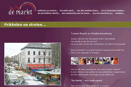 website Brasserie De Markt